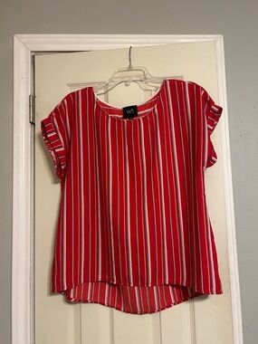 25%off🎁CIJ🌲 W5 red stripe top
